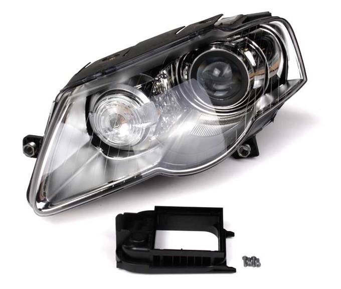 VW Headlight Assembly - Driver Side (Xenon) 3C0941753J - Valeo 44716